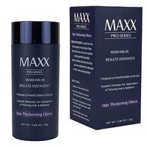 MAXX PRO-SERIES 가늘어지는 모발탈모를 위한 실제 케라틴 함유 모발 섬유 볼륨 조절 ndash 피부과 테스트 및 인증된 저자극성 - 60일 공급 - 다양한 색상 사용 가, 금발