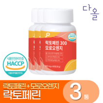 락토페린 식약청인증 300 HACCP 알약 캡슐 추천, 3ea