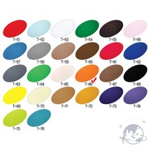 VEDANA T미니펠트 주황 펠트스티커