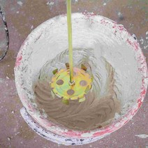 몰탈믹서기 시멘트교반기 믹서 드릴 혼합 시멘트 교반 진흙 패들 전기 콘크리트 봉 모르타르 부착 건식 벽, 01 Random color_01 10mm