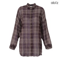 에이비플러스 ab.f.z 라인 체크 라이트 루즈핏 셔츠 (AFU3QB52A)