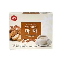 el1307 고소한 호두아몬드 마차 15개입 탕비류 몸에좋은물 누구나좋아하는/맛좋은/사계절/차티백/탕비용품/개운한/먹기편한/업소용티백/탕비류/탕비실, 단일 수량, 단일 구성품