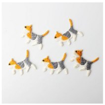 패션포인트 미니 자수 와펜 39 x 31 mm 5p, 고양이 얼룩이, 1개