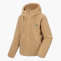코오롱스포츠 남녀공용 후디 보아 플리스 재킷 TLJFW22501LBE
