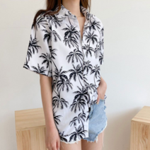 오너클랜 빅사이즈 하와이안셔츠 여름 남방 레귤러핏 데일리