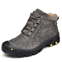 트랙킹 골든 그레이 트레킹 부츠 클래식 남성용 야외 신발 정품 가죽 겨울 산행 등산