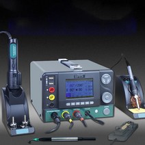 전기 납땜 인두 h95 CXG 핫 에어 건 솔더링 스테이션 5 인 1 용접 도구 휴대폰 수리 키트