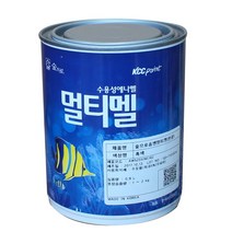 KCC 숲으로홈앤멀티멜 0.9L(반광) 친환경 목재용페인트 리폼 DIY페인트, 황색