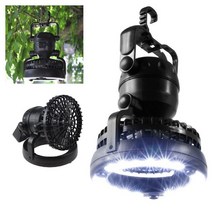 2in1 휴대용 무선 LED 랜턴 선풍기 (D형 건전지 증정)