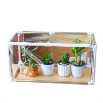 미니비닐하우스만들기 베란다 다육이 온실 조립식, 투명 PVC 캐노피 80x40x40