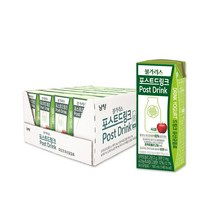 남양 불가리스 포스트 드링크 사과 190ml x 24팩 유산균 음료