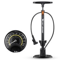 시그니처베이지 웨스트바이킹 자전거 펌프 공기압 공기주입기 에어 바람넣기 YPZ146, 1개
