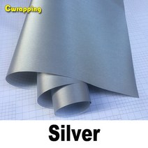 50cm * 1/2/3/4/5m 공기 드레인 회색 닦 았 알루미늄 비닐 필름 금속 자동차 스티커, 01 Silver_04 50cm x 300cm, 01 Silver_04 50cm x 300cm