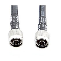 LMR400UF-nm-nm-2 Times Microwave Ultraflex LMR-400Uf Ultra Low Loss Coaxial Cable N-Male Connectors, 1