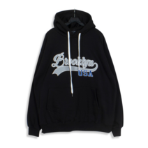 스웻앤후디 기모 브루클린 USA 자수 후드티 (3컬러)