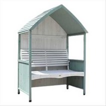 야외 테라스 정원 의자 공원 쉼터 가드닝 휴식 벤치, 에이 컨트리 그린 1205x760x1700mm