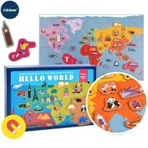 건축물 동물공부 세계지도 자석퍼즐 아이퍼즐 유아자석교구