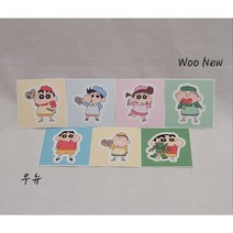 짱구 산리오 도무송 인스 칼선 스티커 캐릭터 훈이 맹구 철수 유리 건담, 딸기멜로디