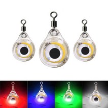 LED 눈알 미니 수중집어등 갈치 볼락 갑오징어 낚시, 래드