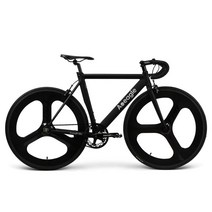 초경량 로드 마스터 고급 픽시자전거 경략 트랙사이클, 클래식 A 마그네슘 3칼날 블랙