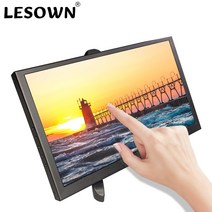 10 1인치 HDMI 휴대용 터치 모니터(스탠드 포함) HD 1024x600 TFT LCD 모니터 정전식 터치 스크린 디스플레이, 10.1 inch