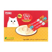 이나바 차오 츄르 3종 14g x90개입 고양이간식 코스트코, 1box