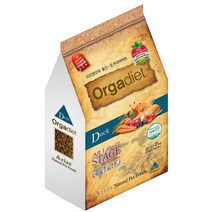 오가다이어트(Orgadiet) 유기농 오가닉 가수분해 애견사료 오리현미, 1kg