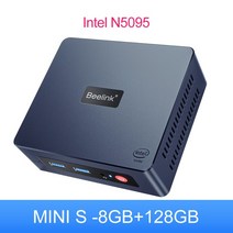 Beelink- 미니 S 윈도우 11 인텔 11th 세대 N5095 PC DDR4 8GB 128GB SSD 데스크탑 게임 컴퓨터 VS U59 GK GK3V J4125, [02] UK, [01] 8GB128GB