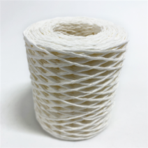 투톤 꽈배기지끈 컬러지끈 선물포장 공예용 종이끈, 12.흰색
