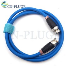 BNC 플러그-BNC 플러그 SDI 피그 테일. 카메라 RF 동축 케이블 Canare LV-61S 75ohm 비디오 신호 전송 라인, 03 blue_05 60CM