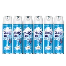 유한양행 해피홈 에어로솔 수성 500ml 무향x6, 6개