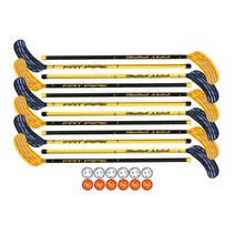 HK 팻파이프 플로어볼스틱세트 90cm 스틱12개+공12개