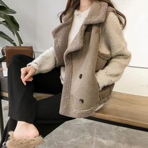 양털무스탕조끼 양모베스트 여성조끼 예쁜 조끼