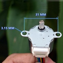 에어댄서 춤추는인형 새쫓기 홍보 광고 마이크로 미니 4 상 5 선 스테퍼 모터 20mm DC 12V 컨 스윙 헤드 자동 화장실 워터 밸브 모니터, 단일옵션