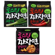 풀무원 건면 로스팅짜장 3종세트(파기름*4 고추기름*4 갈릭오일*4), 1세트 (총12봉)