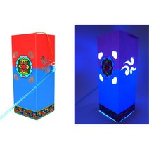 어린이집 아동 간단 종이접기 청사초롱 조명 만들기 4인 캠핑놀거리 창의 미술놀이 활동 EQ, 1.전통문양 도안