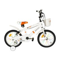 [자전거보조거울] 옐로우콘 어린이자전거 데크 16형 네발자전거 보조바퀴자전거, 데크(16인치 화이트)