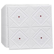 화장실천장재 천장마감재 10개묶음 욕실 셀프시공, 화이트-빨강큐빅*10장