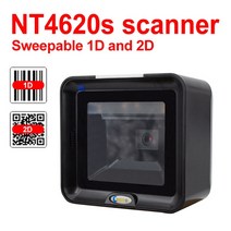 북 스캐너 바코드 리더기 2.4g 무선 1d 2d 리더 이미지 qr pdf417 데이터 매트릭스 코드 바 건 rs232 블루투스, 4620s 스캐너