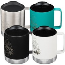 클린켄틴 인슐레이티드 캠프 머그컵 355ml, 매트 화이트