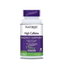 나트롤 과라나 분말 캡슐 200mg 90개, 고카페인, 100개입(12개입)