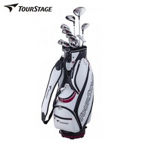 브리지스톤 투어스테이지 V002 TOURSTAGE 골프풀세트 11개세트 캐디백포함, S