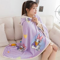 입는 담요 두꺼운 모포 집순이 이불 먼지없는 극세사 블랭킷 모포 날다람쥐 담요 후드 디즈니 숄 담요 점심 휴식 담요 학생 낮잠 케이프 망토 우유 프리스 숄 담요 후드 오피스