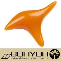 목소장 물소뿔 괄사 마사지 도구 경락, 1개, C04)밀랍수지괄사4호