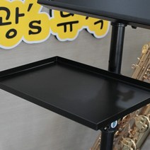 엘프 반주기 스탠드 보조판 거치대 받침대 악세사리, 검정, 1개