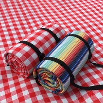 이웃집 창고 휴대가 간편한 방수 피크닉매트 돗자리, 200x200_04.무지개스트라이프