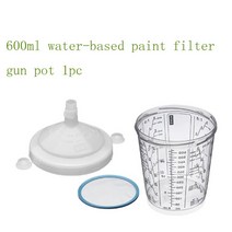 무선 에어리스 뿜칠 도장기 후끼 분무기 전동 에어스프레이건 페인트 후끼SATA 스프레이 건 페인트 혼합 컵, 05 600ML 1pc, 05 600ML 1pc