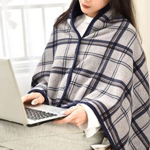 명품담요 명품이불 착용 가능한 격자 무늬 양털 담요 버튼 여성 스카프 부드럽고 통기성 따뜻한 목도리 소
