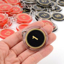 1-100번 10P 아크릴 양면 숫자 번호 키고리 매장 호기 학교 공공기관 방번호 구분 123, 검정 71~80