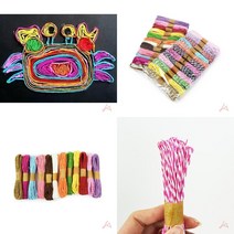 HY 12색 지끈 선물포장끈 예쁜종이끈, 컬러끈